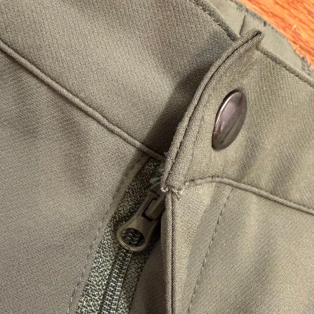 State & Liberty Pants Mens 36x28 Green Athletic Fit 4 Way Stretch Office Commute